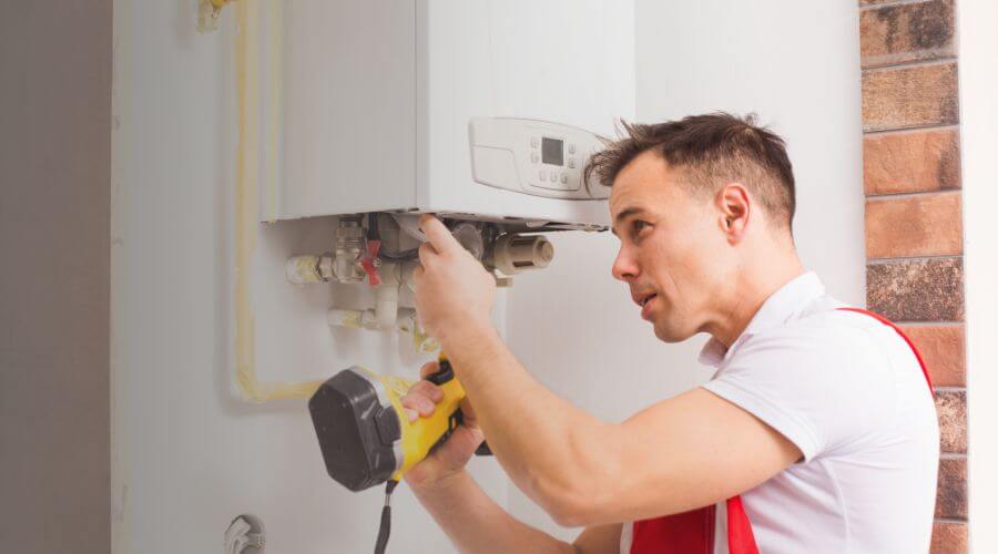 Local tankless water heater installation in Manderson, SD
